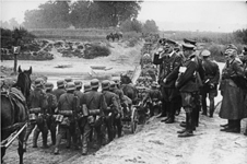 Adolf Hitler Reviewing the Troops