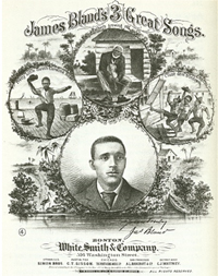 Sheet Music Cover for James Bland songs