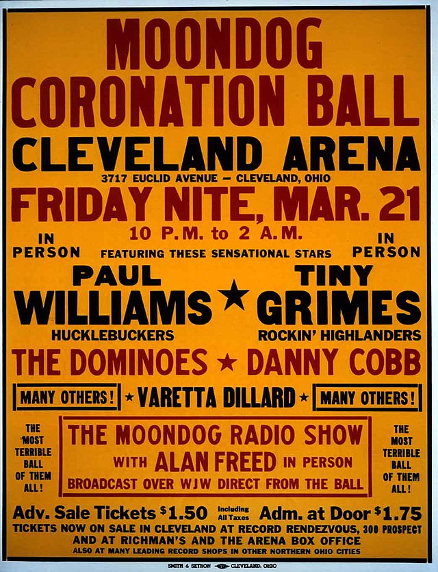 Concert poster for the Coronation Ball