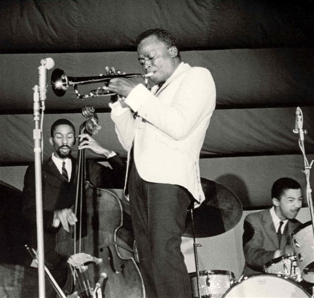 Miles Davis performing in Antibes, France, in July 1963