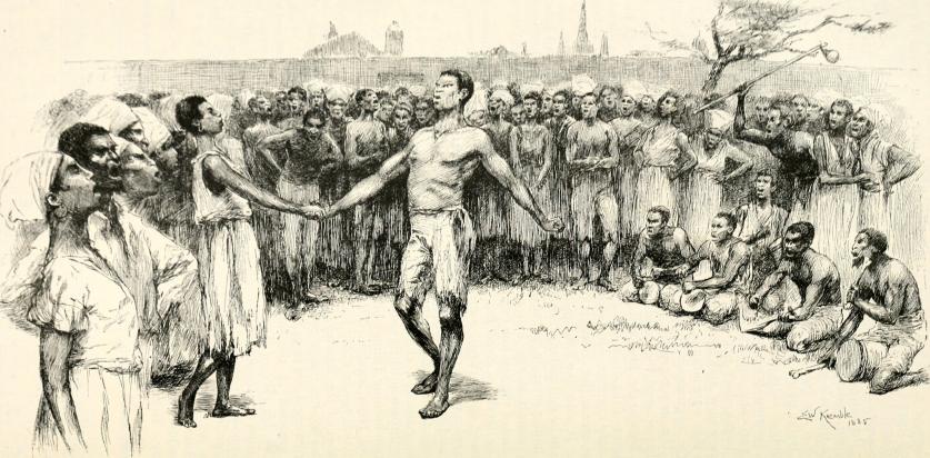 Dance in Congo Square in the late 18th century