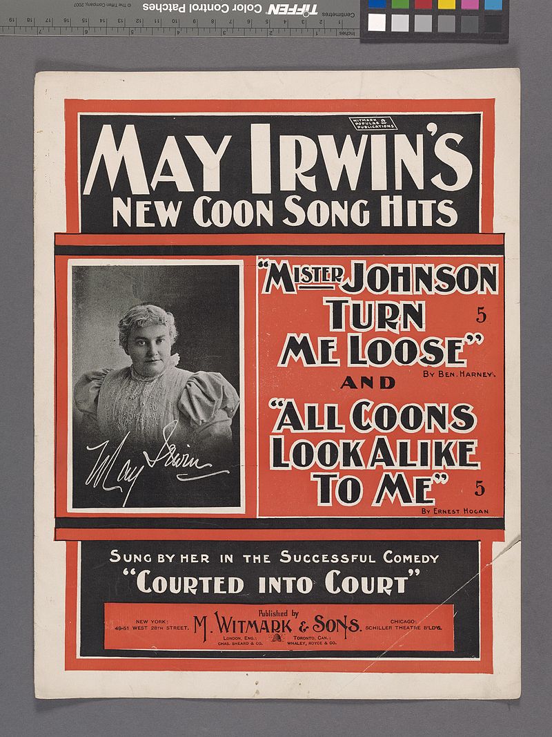 The cover of sheet music featuring one of Irwin