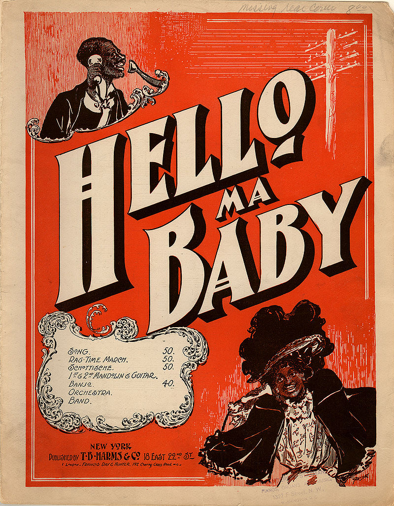 Original sheet-music cover from 1899