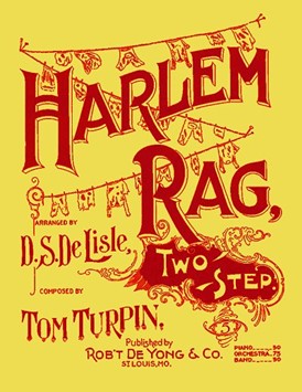 Cover page "Harlem Rag"