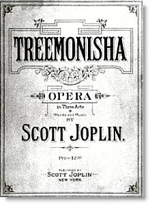 The cover of the Treemonisha score, published in 1911