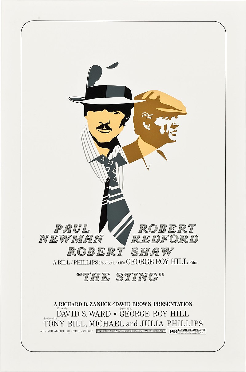 An alternate poster for the American theatrical release of the 1973 film The Sting.