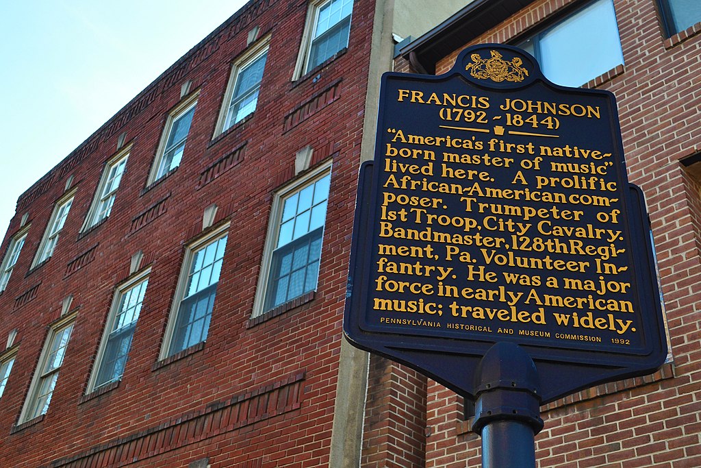 Francis Johnson Historical Marker, Philadelphia, PA