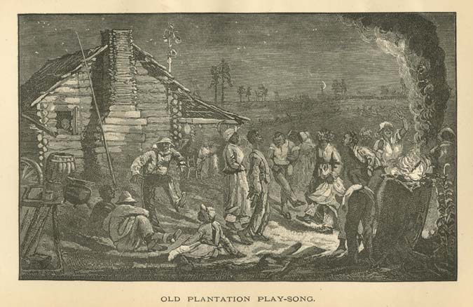 Old Plantation Play Song, from Uncle Remus, His Songs and His Sayings: The Folk-Lore of the Old Plantation, by Joel Chandler Harris, p. 164a