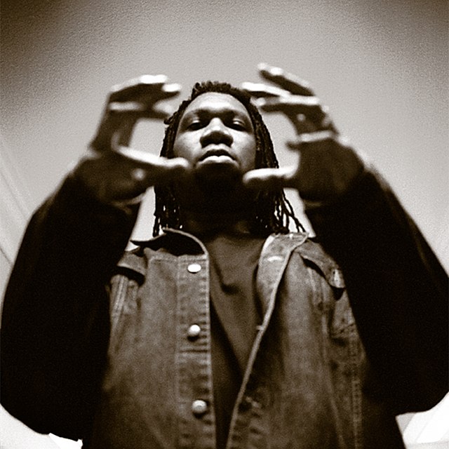 KRS-One backstage 2002