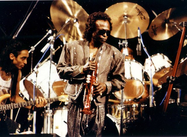 Miles Davis performing in 1989