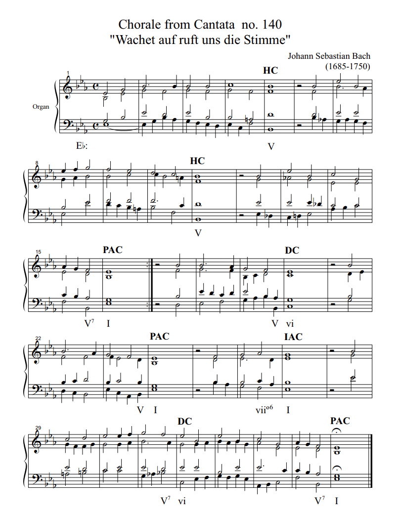 J. S. Bach: Cantata No. 140 - Wachet auf ruft uns die Stimme